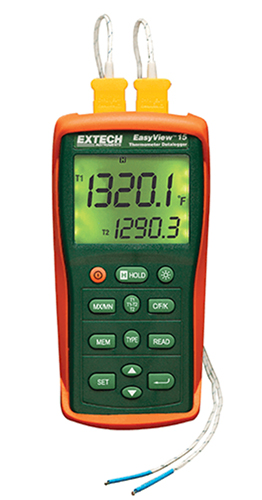 EasyView Datalogger 15 Dual Type K