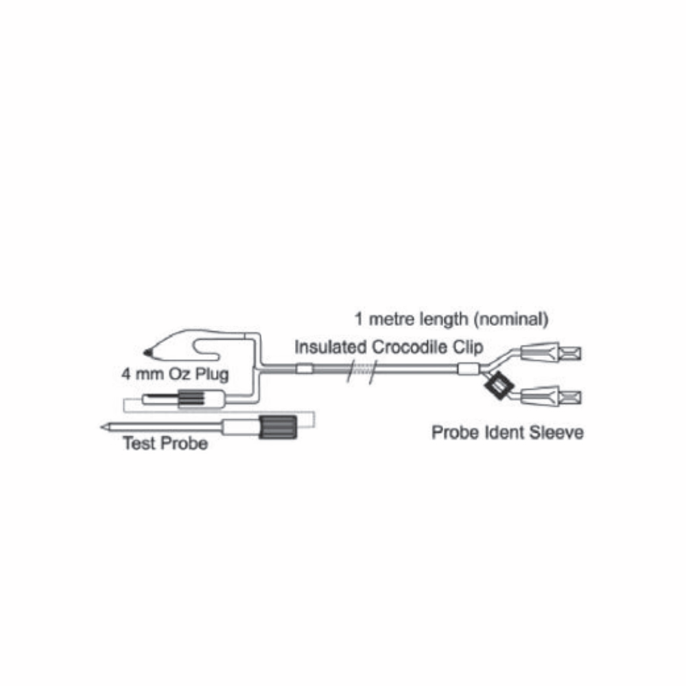 Milli-Ohmeter Probe and Contactor Connector Diagram