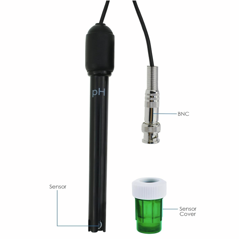 Economy BNC pH Electrode Diagram