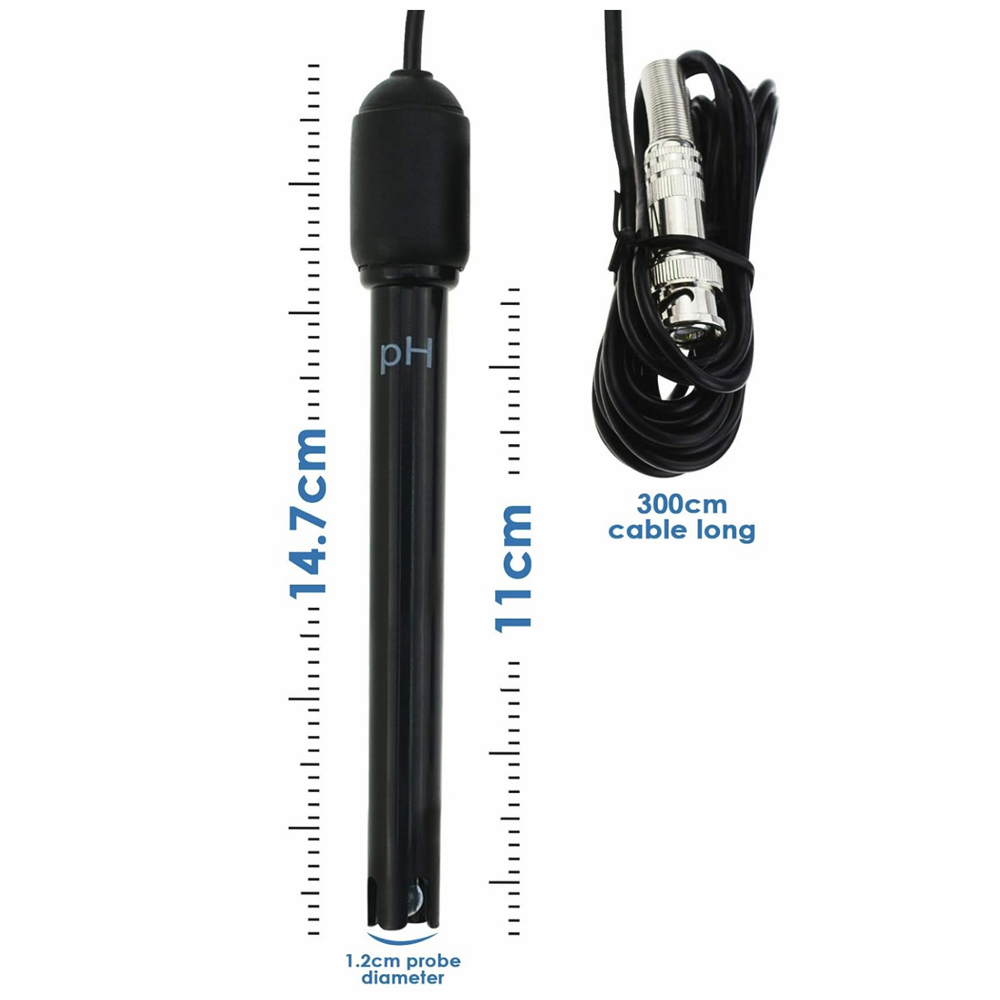 Economy BNC pH Electrode Size