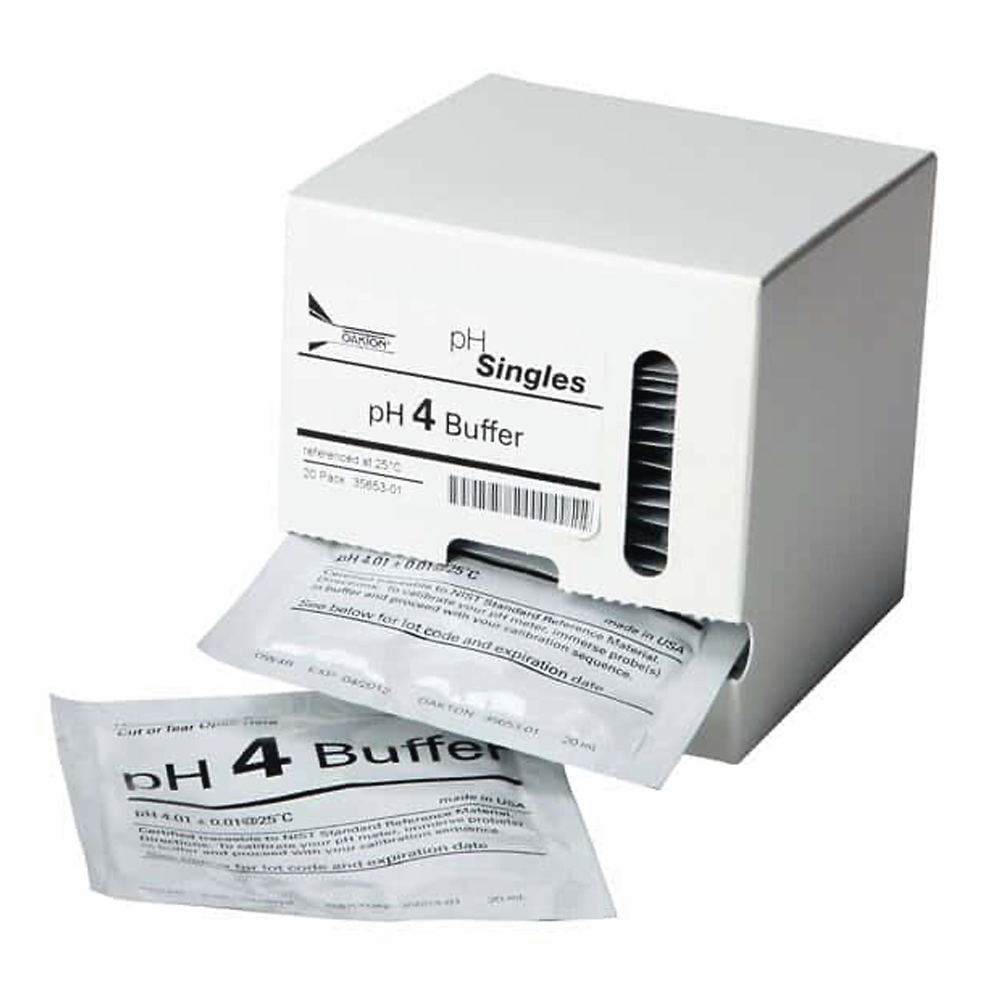Oakton Calibration Buffer Pouches pH 4.01