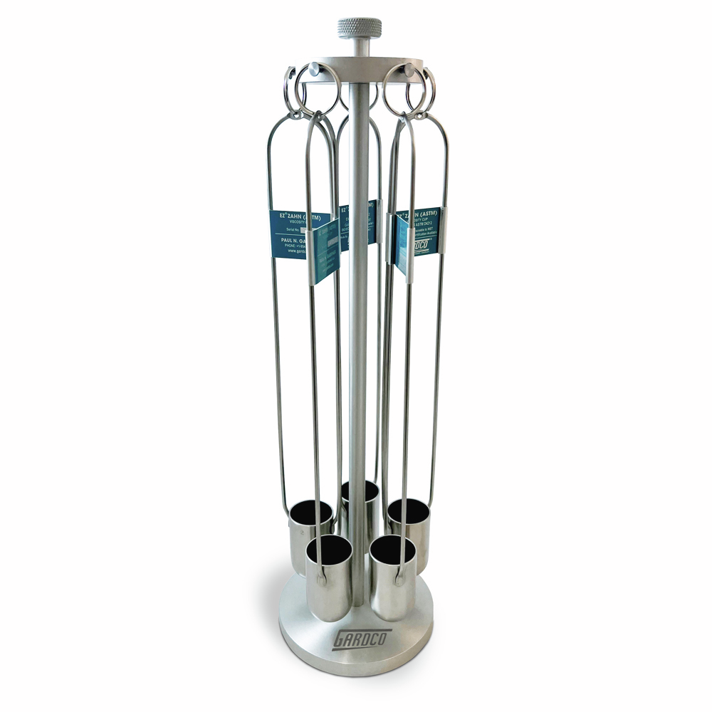Viscosity Dip Cup Stand with Cups