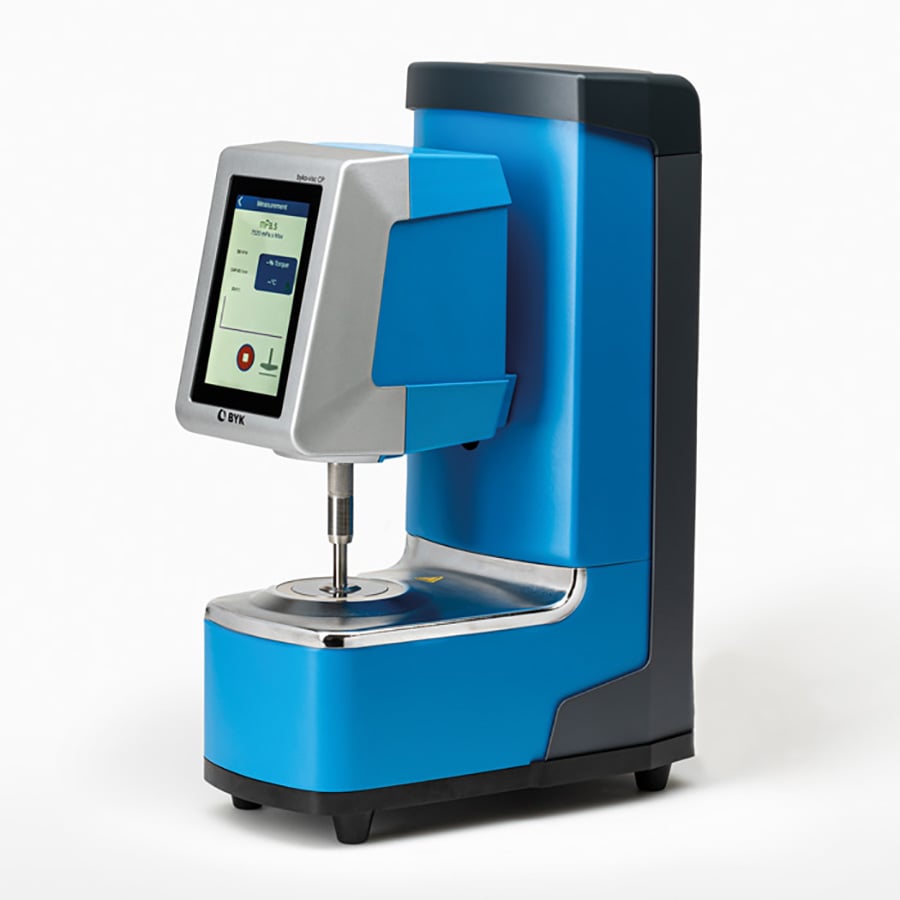 BYK byko-visc RTe viscometer with touchscreen display